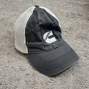 Cummins Diesel Engines Trucker Hat Grey White Mesh Adjustable Baseball Cap H60